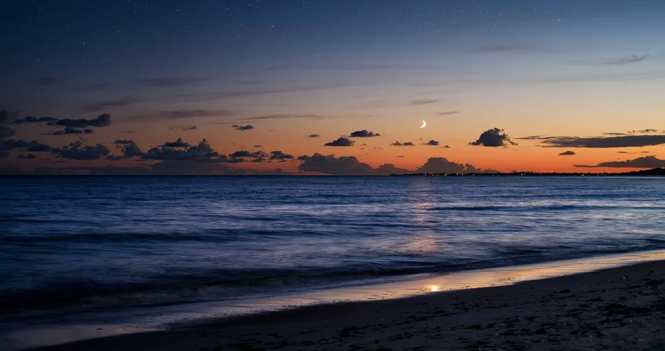 synastry moon trine moon - beach, sand, sea