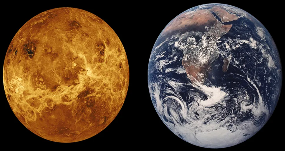 transit pluto square venus - venus, earth, size comparison